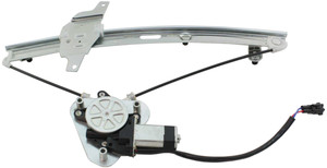 Front Window Regulator for Toyota Corolla/Geo Prizm, 1993-1997, Right Passenger Side, Power, with Motor, Replacement