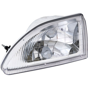 Headlight Assembly for 1994-1998 Ford Mustang, Left Driver Side, Halogen, Suitable for Cobra Model, Replacement