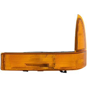 Corner Light for Ford F-Series Super Duty 1999-2001, Left Driver, Lens and Housing, Replacement