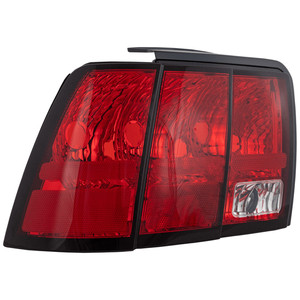 Tail Light (Left Driver) Lens and Housing for Ford Mustang 1999-2004, Replacement