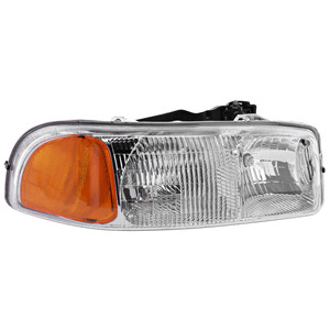 Headlight Assembly for GMC Sierra 1999-2006, Right Passenger, Halogen, Includes 2007 Classic, Replacement