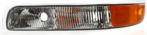 Park Light Lens and Housing for Chevrolet Silverado (1999-2002) / Tahoe (2000-2006), Left Driver, Replacement