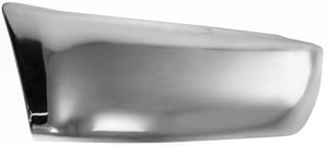 Chrome Steel Rear Bumper End for Toyota 4Runner (1990-1995), Left Driver Side, Replacement