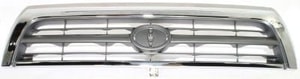 Chrome Shell/Silver Insert Grille for 1996-1998 Toyota 4Runner, 6 Cylinder, Replacement