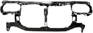 Radiator Support Assembly for Toyota Corolla / Geo Prizm 1993-1997, Black, Steel, Replacement