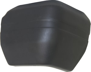 Rear Bumper End for Jeep Wagoneer (1984-1990), Cherokee (1984-1996), Left Driver Side, Textured, without Tire Mount Holes, Replacement