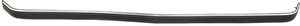 Front Bumper Molding Impact Strip for C/K Full Size Pickup 1988-2002, 1-Piece Type, Plastic, Black/Chrome, Replacement