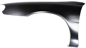 Primed (Ready to Paint) Front Fender for Chevrolet Malibu (1997-2003), Classic (2004-2005), Left Driver Side, Replacement