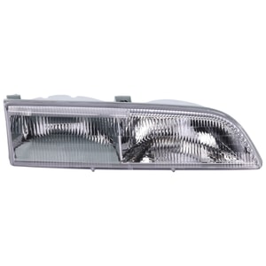 Headlight Assembly for Ford Thunderbird 1989-1993, Right Passenger, Halogen, Replacement