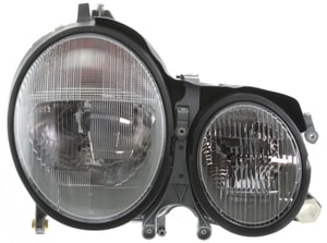 Headlight Assembly for Mercedes-Benz E-Class (2000-2002), Right Passenger Halogen Light, (210) Chassis, Replacement