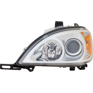 Headlight Assembly for Mercedes-Benz ML-Class 2002-2005, Left Driver, Halogen, (163) Chassis, Replacement