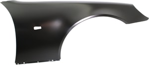 Front Fender for Mercedes-Benz SLK-Class 1998-2004, Right Passenger Side, Primed (Ready to Paint), without Molding Holes, with Turn Signal Light Hole, Replacement
