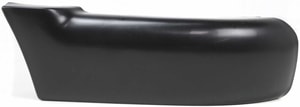 Front Bumper End for Chevrolet S10 Pickup 1994-1997, Right Passenger, Primed (Ready to Paint), without Side Molding Holes, Replacement