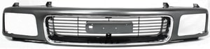 Grille for GMC Jimmy 1995-1997 / Sonoma 1994-1997, Painted Silver Shell with Painted Gray Insert, featuring Composite Headlight, Replacement