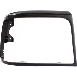 Black Right Passenger Headlight Door for Ford F-Series 1992-1997, Replacement Specific models: F-150, F-250, F-350, F-Super Duty.