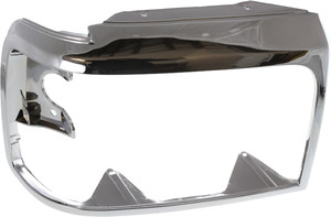 Headlight Door for Ford F-Series (1992-1997), Right Passenger Side, Chrome Finish, Replacement Fits F-150, F-250, F-350 models.