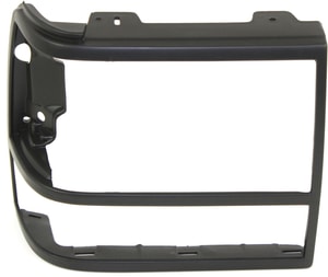 Black Headlight Door for Ford Ranger (1989-1992) and Explorer (1991-1994), Right Passenger Side, Replacement