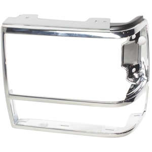Chrome Headlight Door for Ford Ranger (1989-1992) and Explorer (1991-1994), Left Driver Side, Replacement