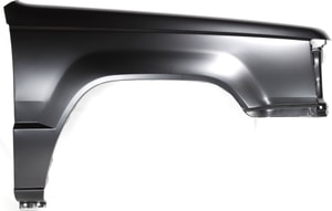 Front Fender for Dodge RAM 50 Pickup 1987-1993/Mitsubishi Mighty Max 1987-1996, Right Passenger, Primed (Ready to Paint), 2WD (Two-Wheel Drive), Replacement