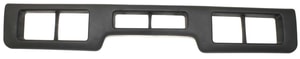 Center Front Bumper Molding for 1992-1996 Ford F-Series & Bronco, Fits Bumper with Center Air Holes, Replacement