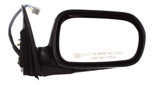 Power Mirror for Acura RSX 2004-2006, Right Passenger Side, Manual Folding, Heated, Paintable, Replacement