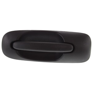 Rear Exterior Door Handle for 2001-2007 Town and Country, Left Driver Sliding Door, Textured Black, Without Keyhole, Replacement