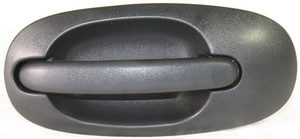 Rear Exterior Door Handle for Chrysler Town and Country 1996-2000, Right Passenger Side Sliding Door, Textured Black, without Keyhole, Replacement
