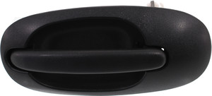 Rear Exterior Door Handle for Chrysler Town and Country 1996-2000, Left Driver Side Sliding Door, Textured Black, without Keyhole, Replacement