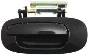 Rear Exterior Door Handle for Dodge Dakota 2000-2004 and Durango 1998-2003, Left Driver, Textured Black, Plastic, Replacement