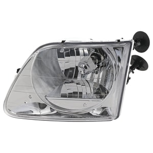 Headlight Assembly for Ford F-150 1997-2003, Left Driver, Halogen, Lightning Model, Replacement