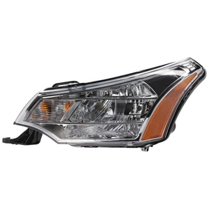 Headlight Assembly for Ford Focus Coupe 2008, Sedan 2008-2011, Left Driver, Halogen, Excludes SES Model 2010-2011, Replacement