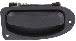 Interior Rear Door Handle for Ford Ranger 1993-2011, Mazda Pickup 1998-2010, Right Passenger, Textured Black, Plastic, Replacement