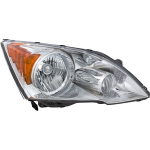 Headlight for Honda CR-V 2007-2011 Right Passenger, Lens and Housing, Halogen, Replacement