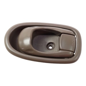 Front Interior Door Handle for Hyundai Elantra (1996-2000), Right Passenger Side, Beige, Also Fits Rear, Replacement