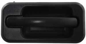 Rear Exterior Door Handle for 2003-2009 Hummer H2, Right Passenger, Textured Black, without Chrome Trim Package, Replacement