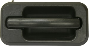 Rear Exterior Door Handle for Hummer H2 2003-2009, Left Driver, Textured Black without Chrome Trim Package, Replacement