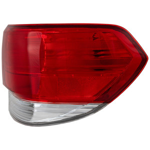 Tail Light for Honda Odyssey 2008-2010, Right Passenger Side, Outer Lens and Housing, Replacement