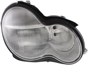 Headlight for Mercedes-Benz C-Class Sedan (2001-2007), Right Passenger Side, Lens and Housing w/o Bulb and Ballast, Xenon, (203) Chassis, Replacement