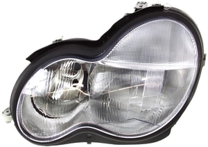 Headlight for Mercedes-Benz C-Class (2001-2007) Sedan, 203 Chassis, Left Driver, Lens and Housing, without Bulb and Ballast, Xenon, Replacement