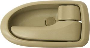 Front Interior Door Handle for Mazda MPV 2000-2006, Right Passenger, Beige, Rear, Replacement