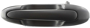 Textured Black Plastic Rear Exterior Door Handle for Mazda MPV 2000-2001, Right Passenger, DX Model, Replacement