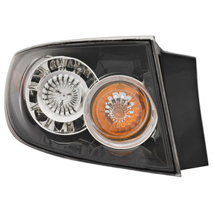 Tail Light Assembly for 2007-2009 Mazda 3 Sedan, LED Type, Left Driver Side, Replacement