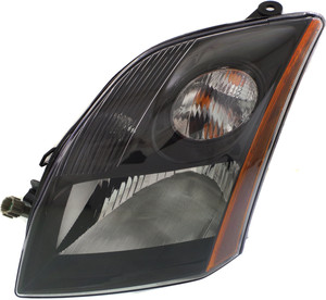 Headlight Assembly for Nissan Sentra 2007-2009 SE-R/SE-R Spec V Models, Halogen, Left Driver, 2.5L Engine, Replacement