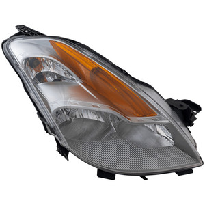 Headlight Assembly for Nissan Altima Coupe 2008-2009, Right Passenger Side, Halogen, Replacement