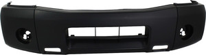 Front Bumper Cover for Titan 2004-2015, Primed (Ready to Paint), Plastic - XE Models (2004-2010), Replacement (CAPA Certified)
