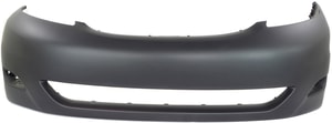 Front Bumper Cover for Toyota Sienna 2006-2010, Primed (Ready to Paint), without Park Assist Sensor Holes, Replacement