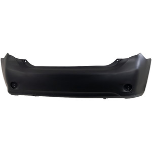 Rear Bumper Cover for Toyota Corolla 2009-2010, North Built Vehicle, Primed (Ready to Paint), without Spoiler Holes, Excluding S/XRS Models, Replacement