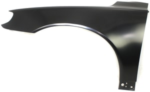 Front Fender for Volvo S80 2007-2016, Left Driver, Primed (Ready to Paint), Steel, Without Side Light Hole, Replacement