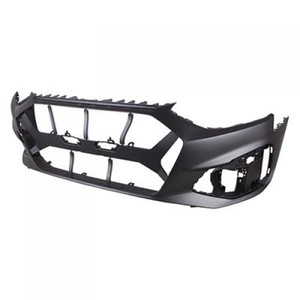 Front Bumper Cover for Audi A4 2020-2020/S4 2020-2021, Primed (Ready to Paint), without Headlight Washer, without Parallel Park Assist Sensor Holes, (A4, with S Line Package), Replacement