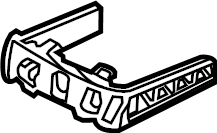 2020 - 2023 Audi Q7 Front Bumper License Bracket
